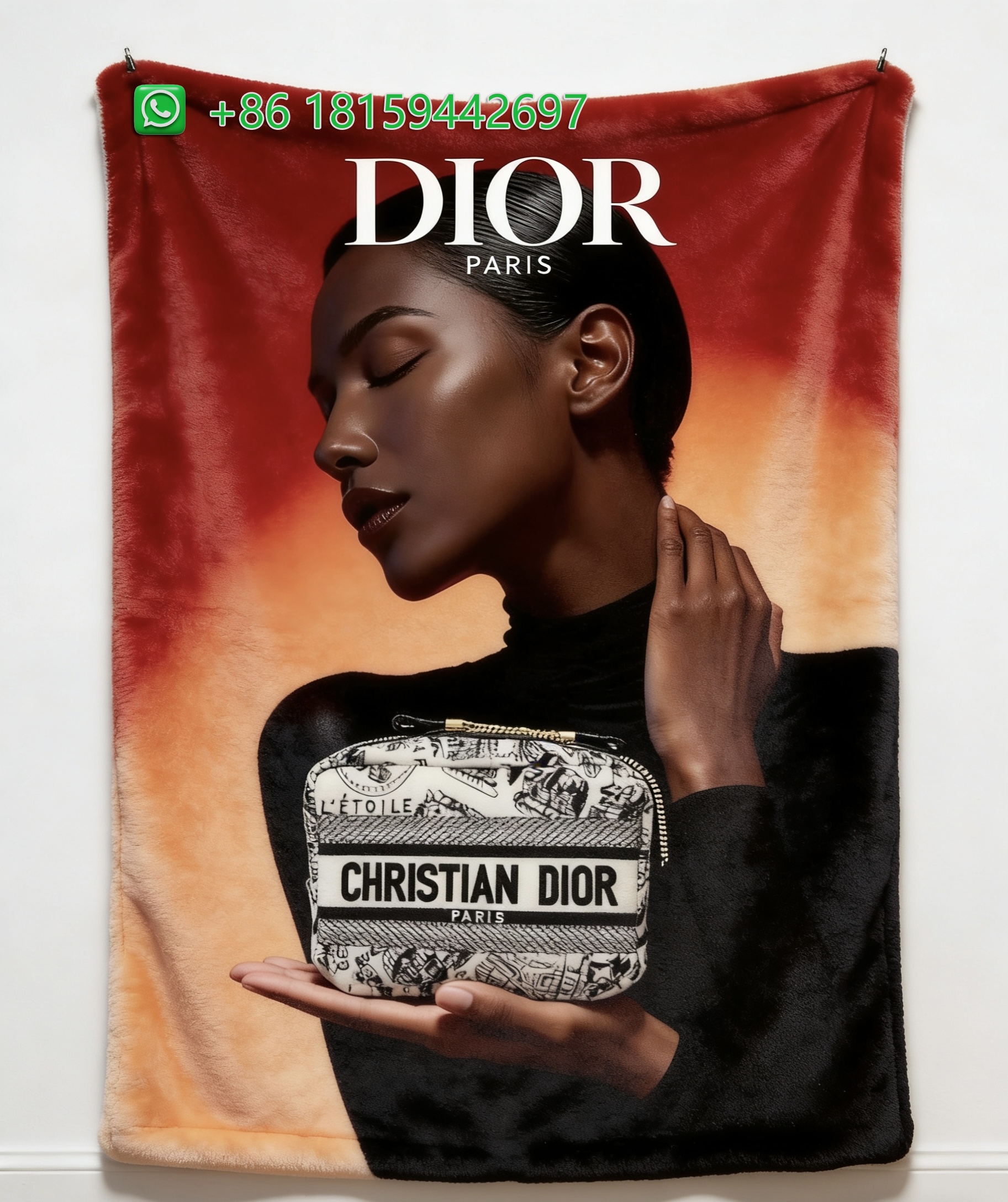 Dior Throw Blankets